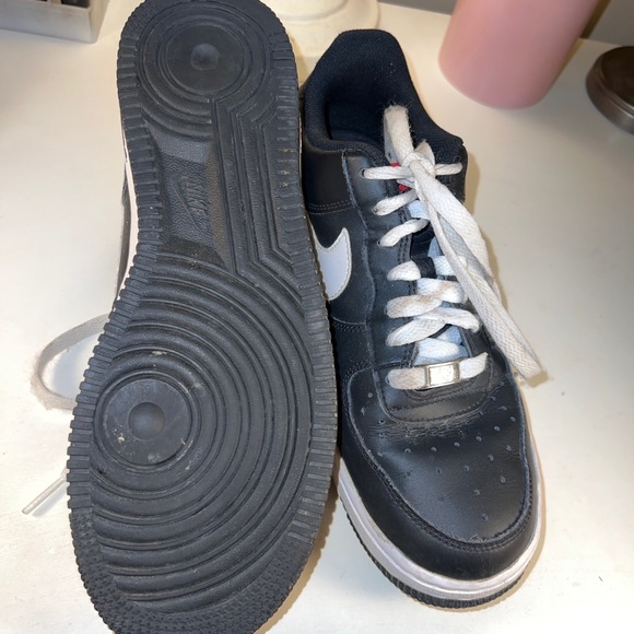 Nike Air Force 1 Size 7 314192-094 Black/White Red Tag - Picture 10 of 10